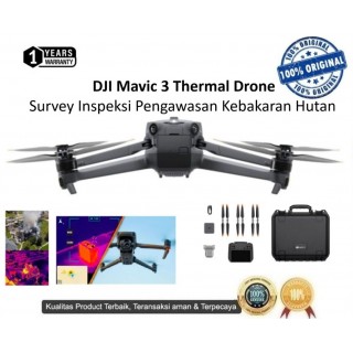 DJI Mavic 3 Thermal Drone Survey Inspeksi Pengawasan Kebakaran Hutan